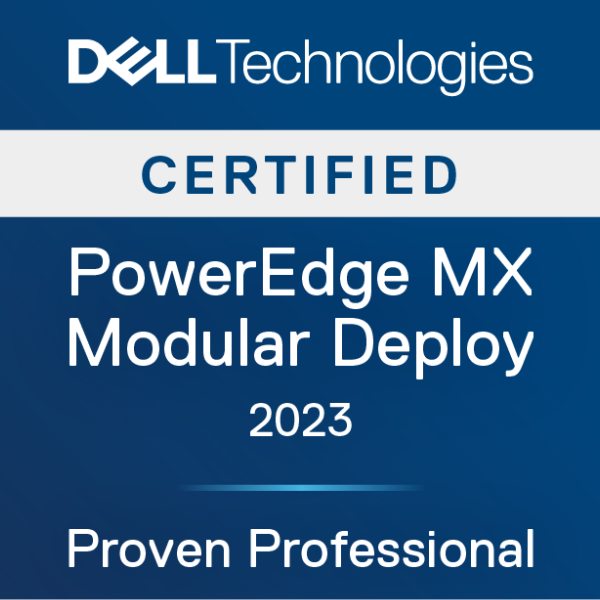 Dell Technologies Proven Professional PowerEdge MX Modular Deploy 2023
