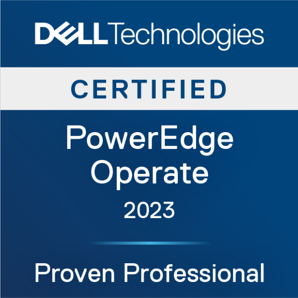 Dell Technologies Proven Professional PowerEdge Operate 2023