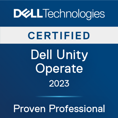 Dell Technologies Dell Unity Operate 2023 Certified