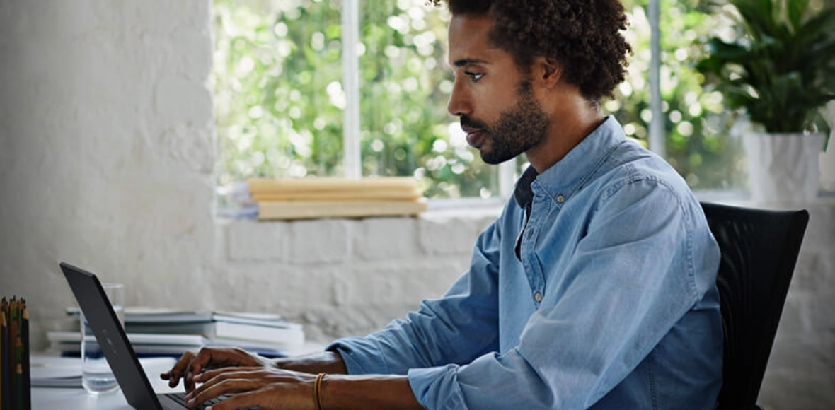 man on laptop